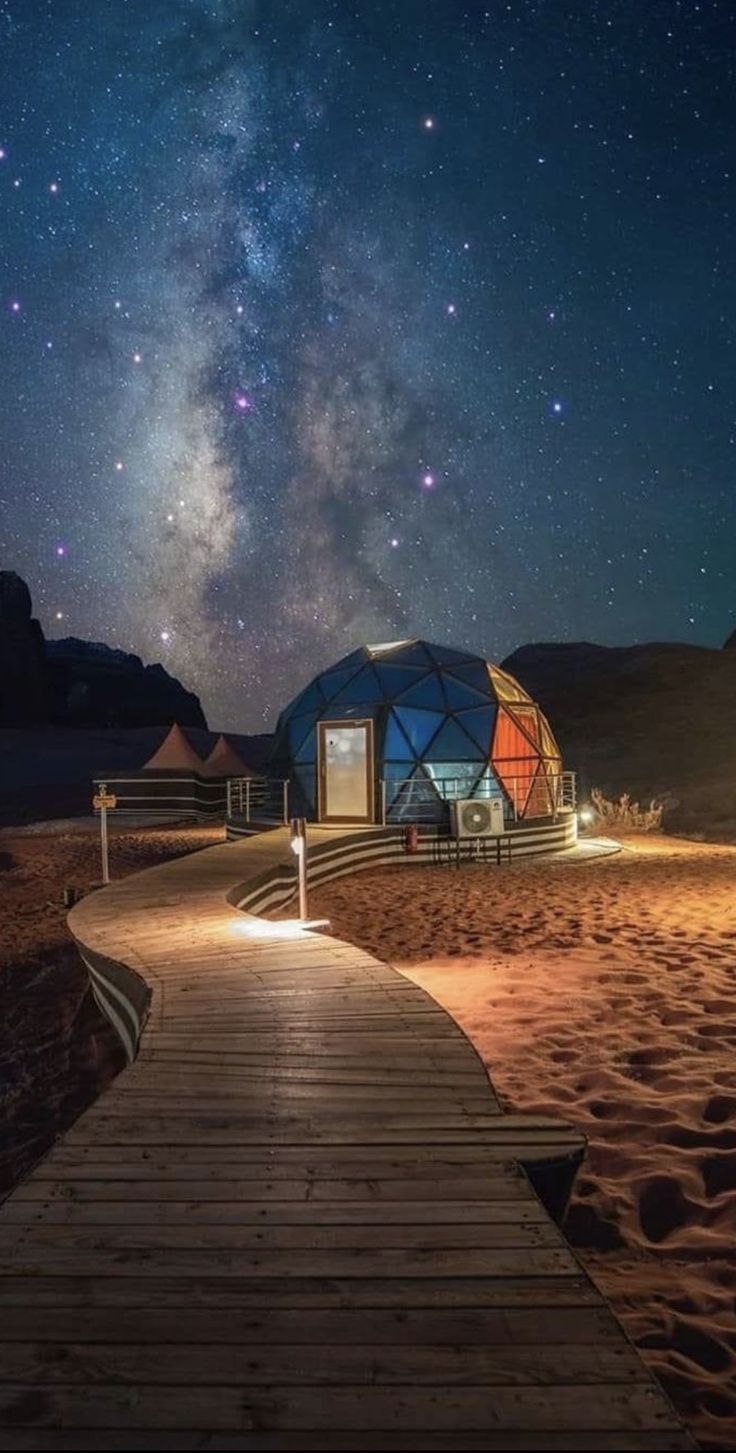 Desert tent camp